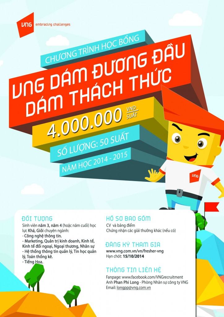 VNG-Poster Hoc Bong Dam duong dau - Dam thach thuc 2014